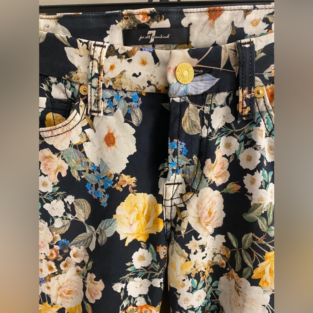 7 for all man kind - floral jeans